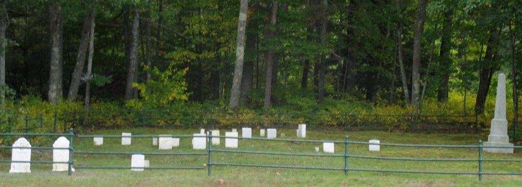 Quaker cemetery on Eleazer Burbank farm
