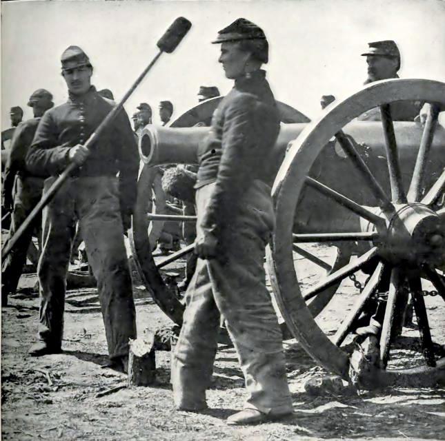 Civil War cannoneers & gunners at Chancelorsville