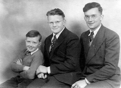 Paul & Anne Yeaton’s three sons: (l. to r.) Paul Stacy, David, and Oliver. Photo courtesy of the Yeaton family